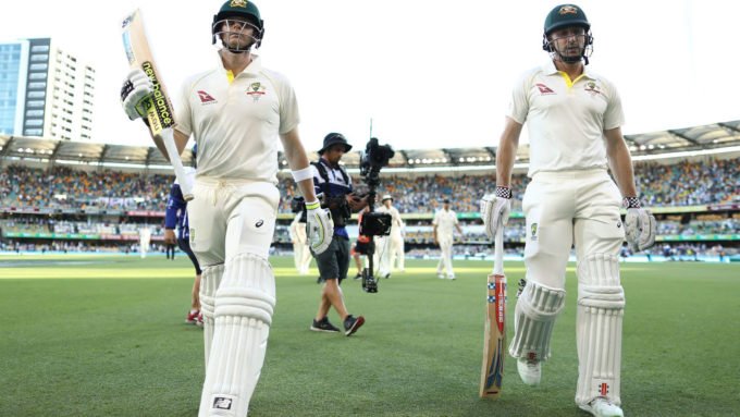 Smith & Marsh stabilise Australia after top order struggle - day 2 report
