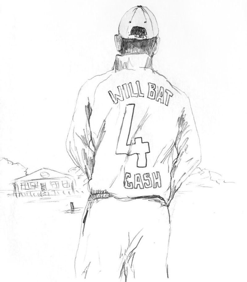 Plain Sketch Of A Cricket Player Stock Clipart  RoyaltyFree  FreeImages