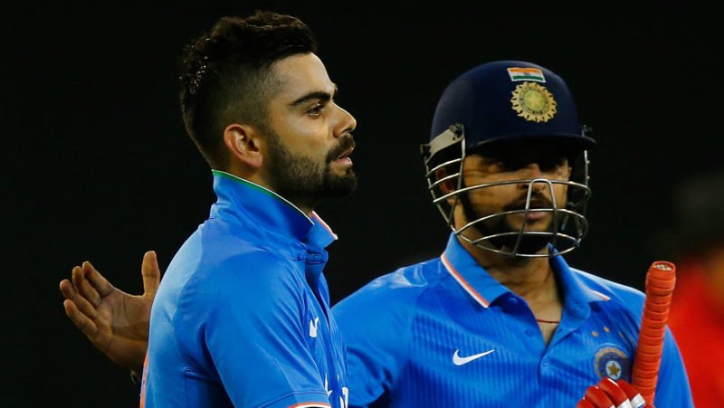 Kohli and Raina have scrapped for the top spot for a while now