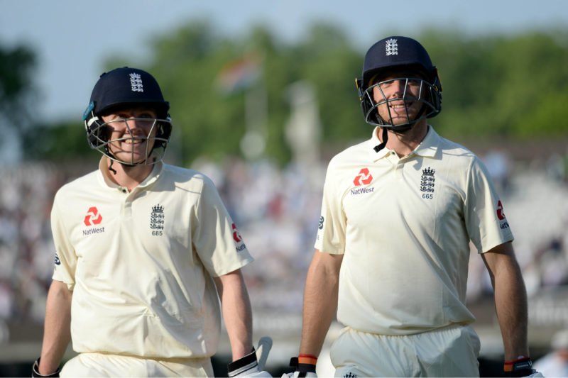 <em>Jos Buttler and Dominic Bess added 126 for the eighth wicket in England's second innings</em>