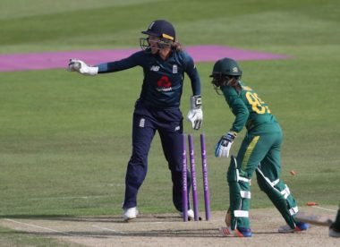 England's Sarah Taylor discusses her incredible stumping against South Africa