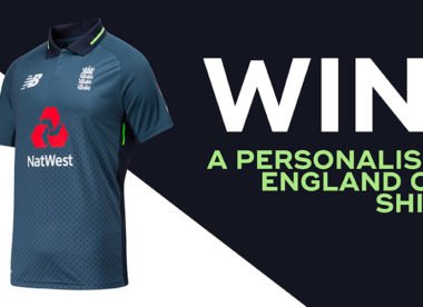 Win! A personalised England ODI shirt