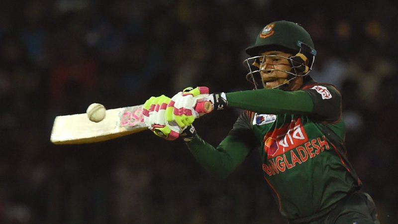 Mushfiqur Rahim's late blitz lifted Bangladesh to a winning total