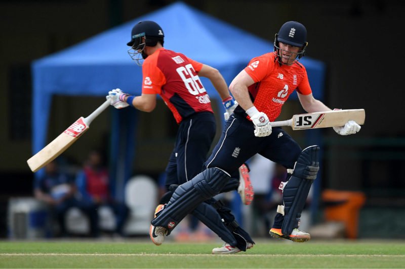 Joe Root and Eoin Morgan shared an unbeaten third-wicket stand of 174 runs