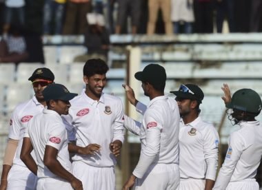 Bangladesh’s Nayeem Hasan breaks bowling record on Test debut