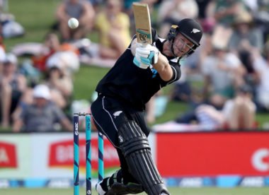 Five sixes in 34-run over for Jimmy Neesham
