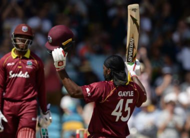 Chris Gayle begins ODI swansong in signature style