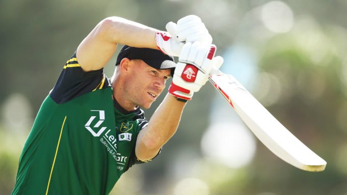 Warner marks return from elbow surgery with blazing ton