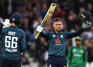 'A special one for me and my family' – Jason Roy on emotional hundred