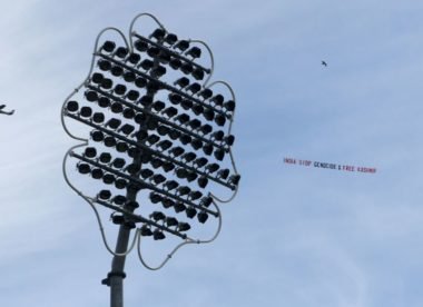 ICC statement questions police as new banner flown over Headingley