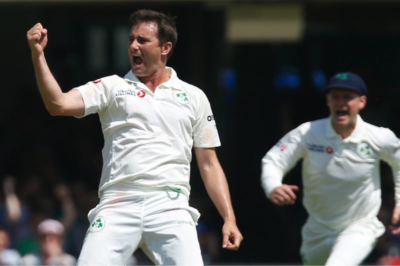 Tim Murtagh became the first Irish bowler to take a five-for in Tests