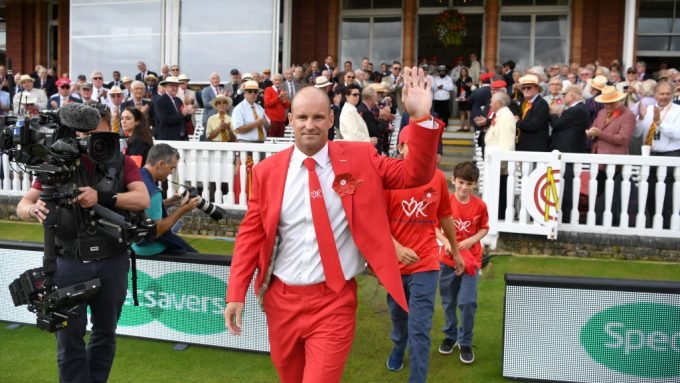Lord's turns red in honour of Ruth Strauss Foundation