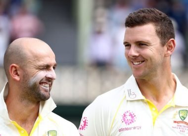 Nathan Lyon rates Josh Hazlewood among top three bowlers in Tests