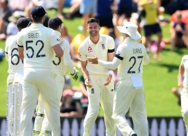 The four Englishmen to take a wicket with the first ball of a Test
