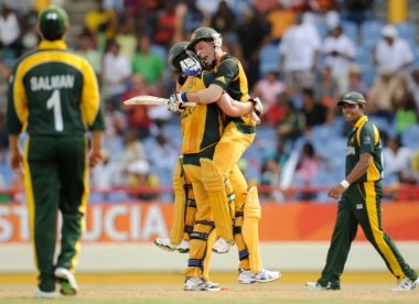 Men's T20I innings of the decade, No.5: Mike Hussey turns his freak on