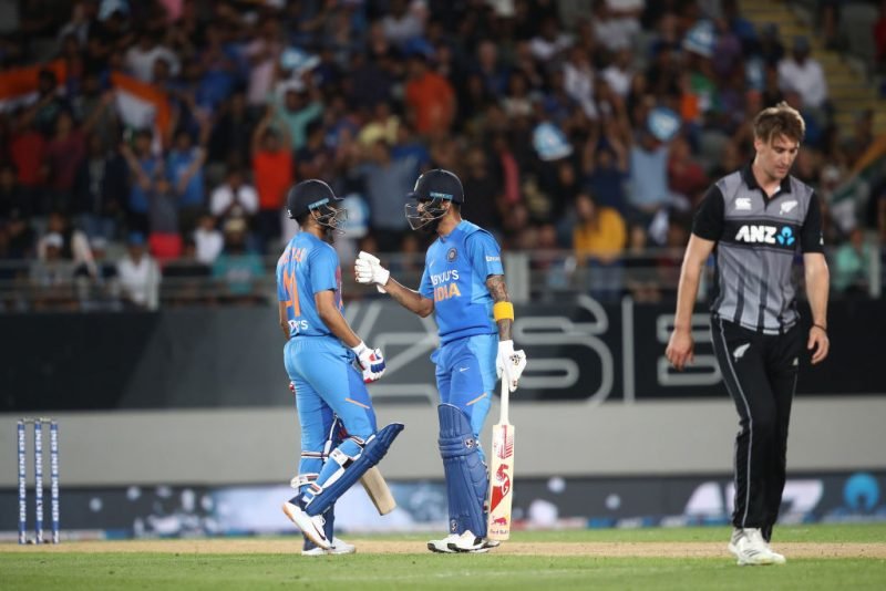 Iyer and Rahul shared an important 86-run stand in the second T20I against New Zealand 