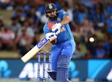 Rohit surpasses Kohli for most 50-plus scores in T20Is, limps off the field with calf discomfort