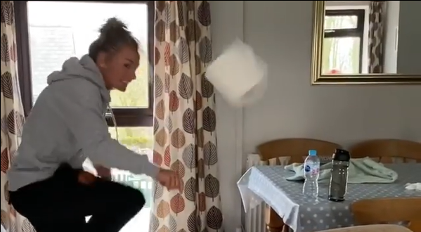 Compilation: Cricketers take the Toilet Roll Challenge with mixed results