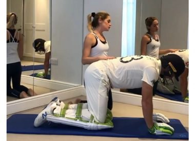 Missing cricket? Buttler's pilates workouts in full kit are here to save the day