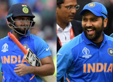 Rohit reminds Pant who the real six-hitting boss is