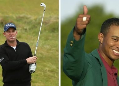 The Shane Warne joke that saved Tiger Woods from embarrassment
