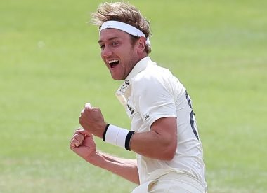 Watch: Stuart Broad gives West Indies youngster impromptu coaching session