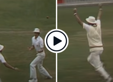 Watch: ‘Quick as a flash’ – the Geoff Miller catch that clinched an Ashes classic