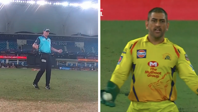 Dhoni, umpire in focus after uncalled wide sparks uproar