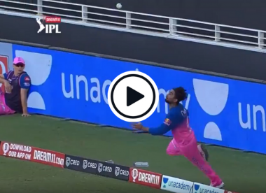 Watch: Rahul Tewatia completes spectacular juggling boundary catch