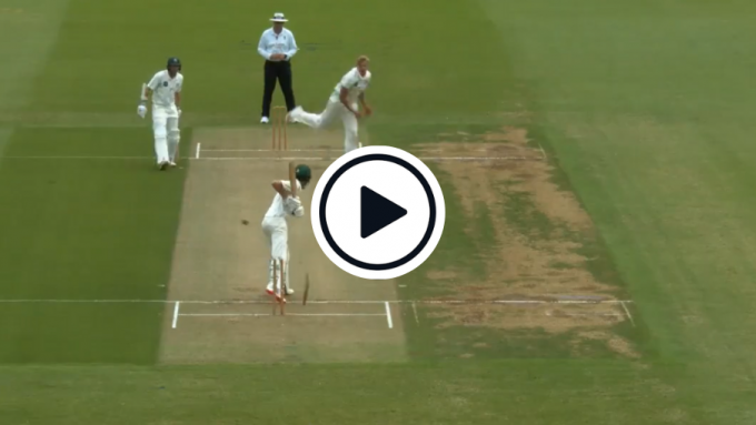 Watch: Off-stump sent cartwheeling as New Zealand bowler completes stunning hat-trick
