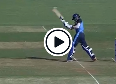 Watch: Vishnu Solanki hits a helicopter shot six off final ball to win Syed Mushtaq Ali Trophy game