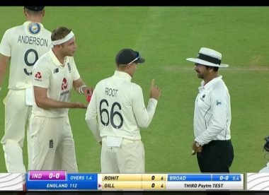 Broad, Root remonstrate with umpires after hasty third umpire call