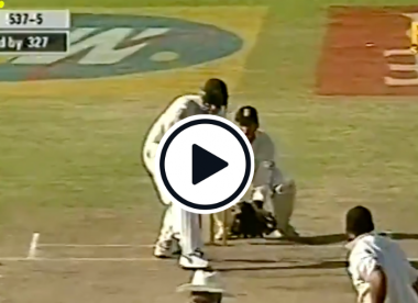 Watch: The perfect Mark Butcher off-break that was the penultimate Test wicket of the 20th century