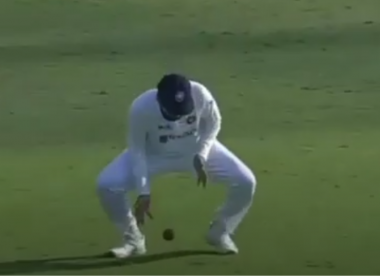 'Trying his best not to bat today' – Watch Rohit drop an absolute sitter