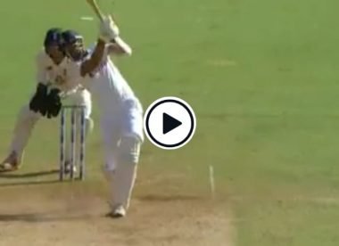Watch: After 2677 balls, 194 matches, and 14 years, Ishant Sharma hits his first six for India