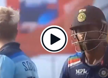 Watch: Umpire intervenes after Sam Curran, Hardik Pandya engage in heated verbal duel