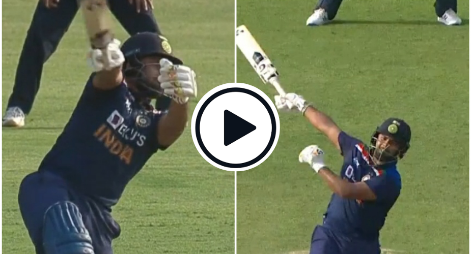 Watch: 'Sheer Bat Speed' - Rishabh Pant Slams Outrageous One-Handed Sixes | India v England