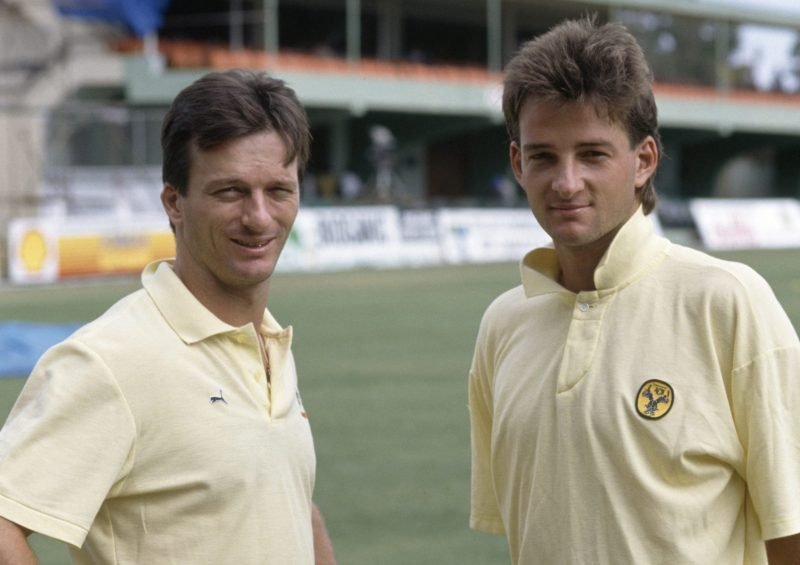 Steve and Mark Waugh in 1991