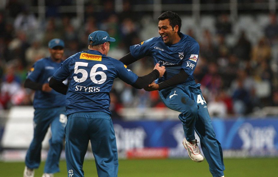 Deccan Chargers Rohit Sharma is bowled by Kings XI Punjab bowler