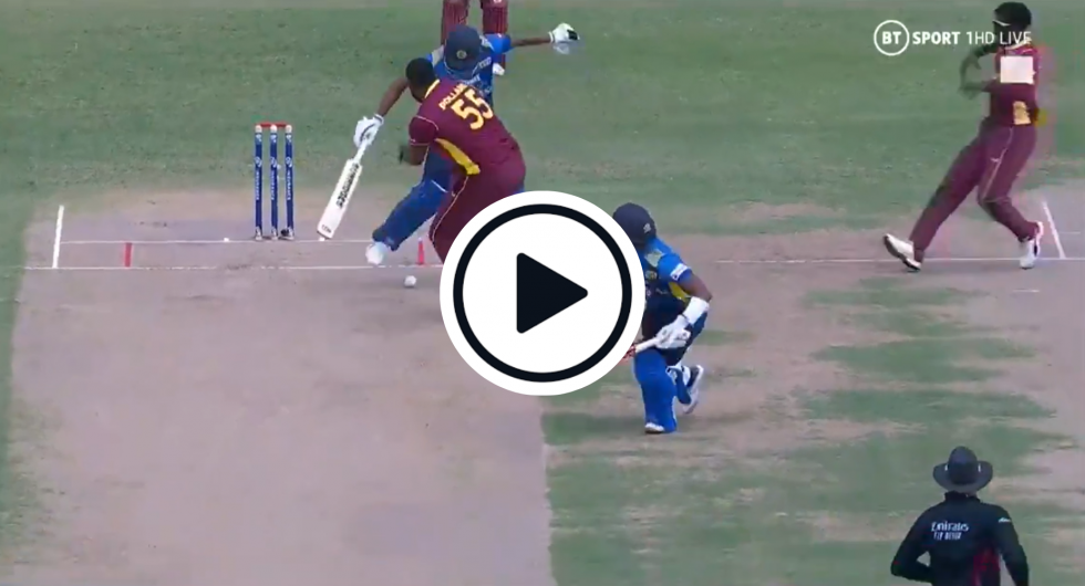 Watch: Sri Lanka Batsman Controversially Given Out 'Obstructing The Field' After Kicking Ball Away In West Indies ODI