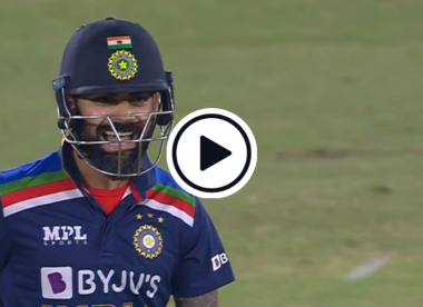 Watch: Virat Kohli's animated fist-pumping reaction after pulling 91 mph bouncer for six