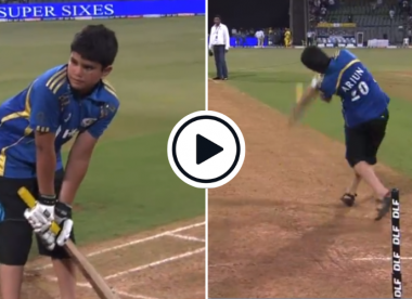 Watch: When 12-year-old Arjun Tendulkar faced a bowling machine in MI jersey