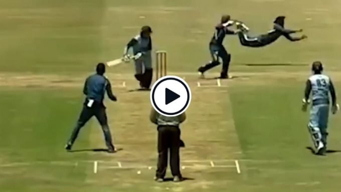 Watch: Slip fielder shows outrageous reflexes to complete leg-side catch