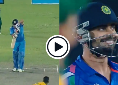 Watch: MS Dhoni plays deliberate dot ball to enable Virat Kohli to hit winning runs in World T20