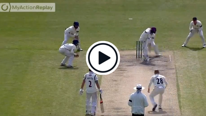 Watch: 'Horrendous' County Championship lbw decision goes viral