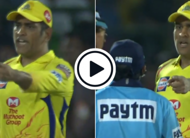 Watch: When a fuming MS Dhoni walked out of the dugout to confront umpires during IPL 2019