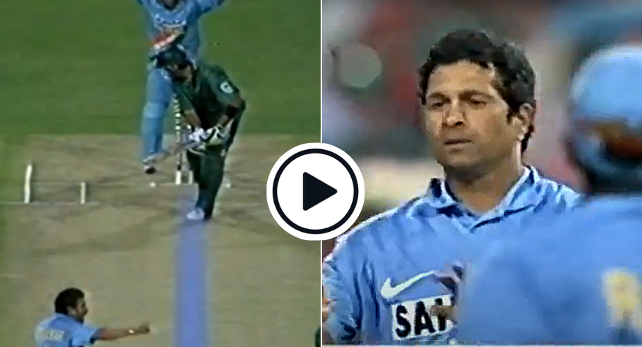 Watch: Sachin Tendulkar's only T20I wicket on India's debut in the format