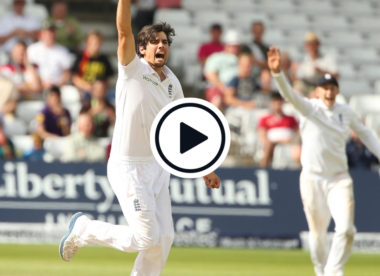 Watch: The Test wicket that delivered Alastair Cook a bowling average of seven
