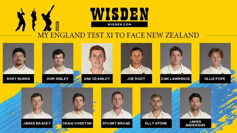 Phil Walker's England XI to face New Zealand in the first Test