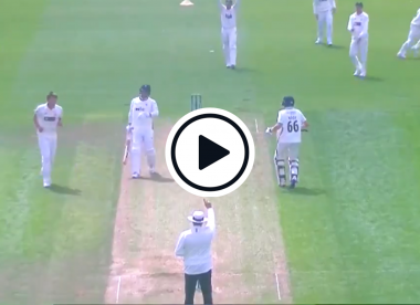 Watch: Controversial LBW call in Glamorgan-Yorkshire match sparks criticism